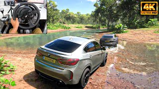 BMW X6 M amp Lamborghini Urus  OFFROAD CONVOY  Forza Horizon 5  Thrustmaster T300RS gameplay [upl. by Grew]