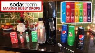 Sodastream BUBLY drops Making Awesome Flavoured Sparkling Water [upl. by Enirac692]