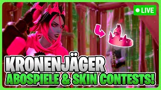 🔥 LIVE Fortnite  KRONENJÄGER Abospiele amp Skin Contests 🚀🎮 [upl. by Errehs]