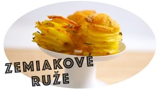 RECEPT  Zemiakové ruže s parmezánom [upl. by Yrellam]