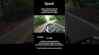 Speed Definition in Physics speedphysicssciencefactsytshortstrendingviralshortsbikecar [upl. by Fidelio]