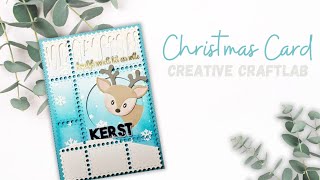 Christmas card Creative Craftlab  Studio Light CCLESCD855 [upl. by Yahsat435]