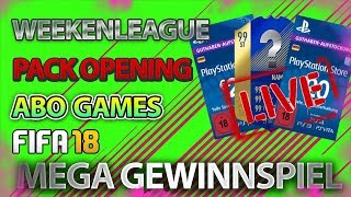 FIFA 18 WEEKENDLEAGUE  PACK OPENING  ABO GAMES [upl. by Erehs549]