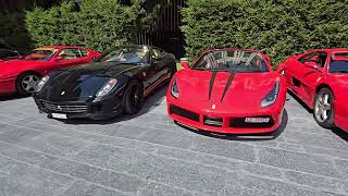 🚘🔥 SUPERCARS IN THE CHEDI HOTEL ANDERMATT SWITZERLAND [upl. by Kovacev]