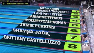 200m Freestyle Final W WR  2024 Australian Olympic Swimming Trials [upl. by Ty446]