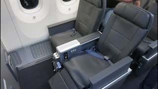 American Airlines 787 Premium Economy seat review amp difference between this and 777 on AA [upl. by Schacker]