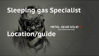 MGSV TPP  Sleeping gas Specialist guidelocation [upl. by Aihtenyc]