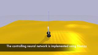 Balancing Bot using Neuroevolution [upl. by Tasha]