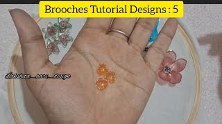 👉Brooches Tutorial Designs No 5 💥brooches trendingshorts freebroochesclass [upl. by Adnelg179]