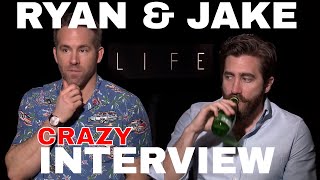 Ryan Reynolds amp Jake Gyllenhaal HILARIOUS interview for LIFE film [upl. by Marketa]