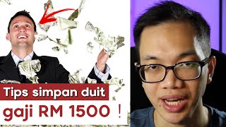 Cara kiraan SIMPANAN untuk gaji RM 1500  mudah je [upl. by Netsryk]