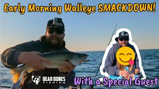 Trolling Morning Walleye in Port Glasgow Lake Erie [upl. by Missy]