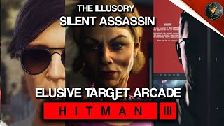 HITMAN 3  Elusive Target Arcade  The Illusory  Level 13  Neon Ninja Unlock  Default Loadout [upl. by Ahtiek]