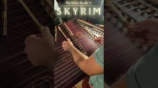 Skyrim quotSecundaquot  Hammered Dulcimer shorts dulcimer videogamemusic skyrim [upl. by Amehsyt]