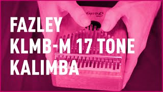 Fazley KLMBM 17 Tone Kalimba  Impressie [upl. by Llenyar510]