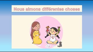 Nous aimons différentes choses  Livre Audio Gratuit  Livre enfants [upl. by Cacia258]