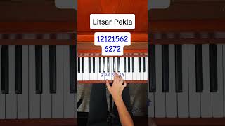 Litsar Pekla tutorial on piano pianotutorial piano tutorial shorts [upl. by Idnahs159]