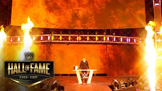 Kane’s fire still burns as he becomes a Hall of Famer WWE Hall of Fame 2021 [upl. by Annanhoj730]