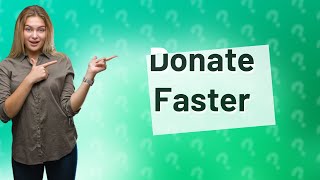 What makes donating plasma go faster [upl. by Enajaras]