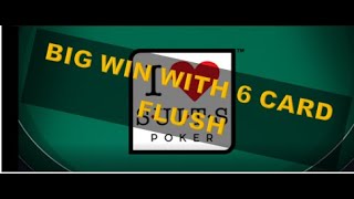 I Love Suits  Another BIG WIN with 6 Card Flush [upl. by Cir]