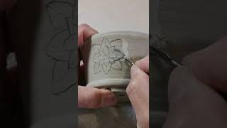 How to Craft a BasRelief Sculpture on Raw Clay handmade ceramic pottery clay clayart [upl. by Juanita]