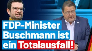 FDPMinister Buschmann ist ein Totalausfall Stephan Brandner  AfDFraktion im Bundestag [upl. by Nus]