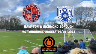 VERY EVEN CONTEST  Hampton amp Richmond Borough 00 Tonbridge Angels 29032024 [upl. by Tdnerb164]