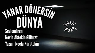 SESLİ ÖYKÜ  Yanar Dönersin Dünya  Seslendiren Nevin Aktekin Gülfırat  Yazan Necla Karatekin [upl. by Sung162]