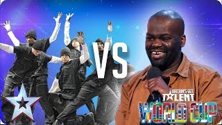 Diversity vs Daliso Chaponda  Britains Got Talent World Cup 2018 [upl. by Kan]