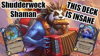 This is still THE BEST DECK IN WILD  Shudderwock Shaman  Festival of Legends  Wild Hearthstone [upl. by Rice]