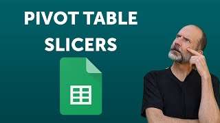 Google Sheets  Using Slicers to Filter a Pivot Table [upl. by Ap]