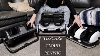 Foot Massager  Which One is BEST RENPHO vs Cloud vs TISSCARE [upl. by Ellivnarg15]