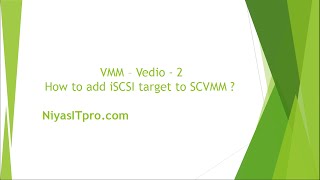 How to add HOST to SCVMM  VMM Vedio 1 [upl. by Karlen712]