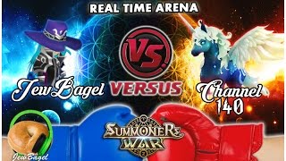 SUMMONERS WAR  JewBagel VS Channel 140 World Arena [upl. by Fredia]