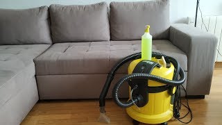 LIMPIEZA DE SOFA CON KARCHER SE4002 Y LIMPIATAPICERIAS [upl. by Eiliab]