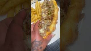 Philly Cheesesteaks 🥰😋cheesesteak steak foodie [upl. by Rexana]