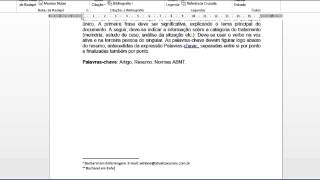 Dicas para TCC  Como inserir notas de rodapé word [upl. by Coheman]