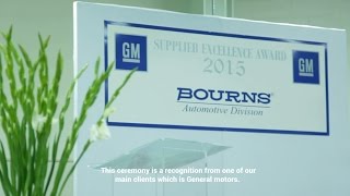 Bourns Inc GM 2015 Quality Excellent Supplier Award Ceremony [upl. by Htrap]