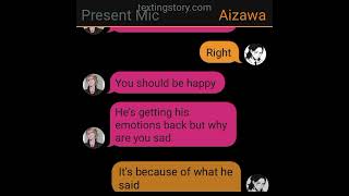 Emotionless Izuku Aizawa Dadzawa  BakuDeku Texting Story Part 3 [upl. by Norrahc673]