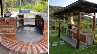 40 Diseños de ASADORES de LADRILLO para patios y balcones [upl. by Farmer276]