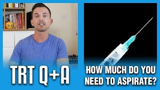 How Much To Aspirate And What If Theres Air Bubbles TRT QA [upl. by Yrelbmik769]