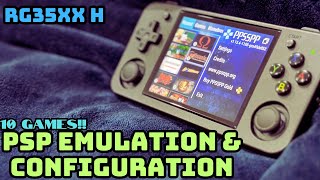 PSP Emulation on Anbernic RG35XX H amp Plus  Best Configuration [upl. by Cairistiona48]