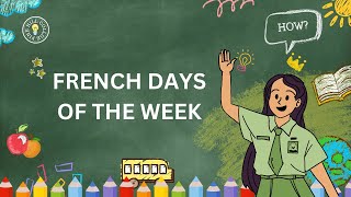 French Days of the Week [upl. by Eillek259]