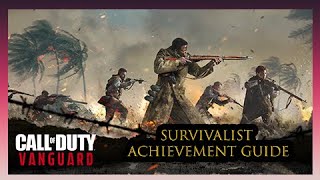 Call of Duty Vanguard Survivalist Achievement Guide [upl. by Nivk]