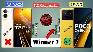 Vivo T2 Pro 5G vs Poco X6 Pro 5G Full Comparasio। Poco X6 Pro vs Vivo T2 Pro 🔥 pocox6pro [upl. by Langill69]