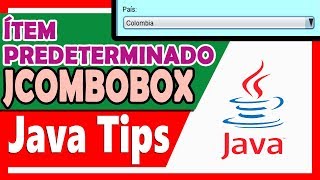 ► 9 🔴【JAVA TIPS】ÍTEM PREDETERMINADO en JCOMBOBOX JAVA 【JAVA  NETBEANS IDE】│Java Tutorial [upl. by Northrop260]