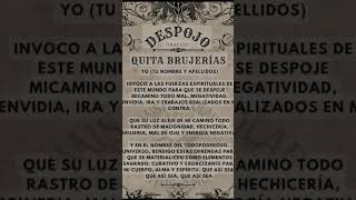 Despojo quita brujería [upl. by Llenehs]