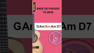 BASE DE PAGODE TOM G Am Bm Am D7 70 BPM 2023 [upl. by Conney]