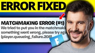 Fix Fortnite Matchmaking Error 1  Full Guide [upl. by Lolly419]