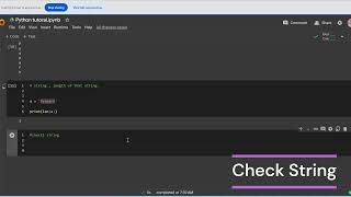 Course Python String  String functions [upl. by Adnirod]